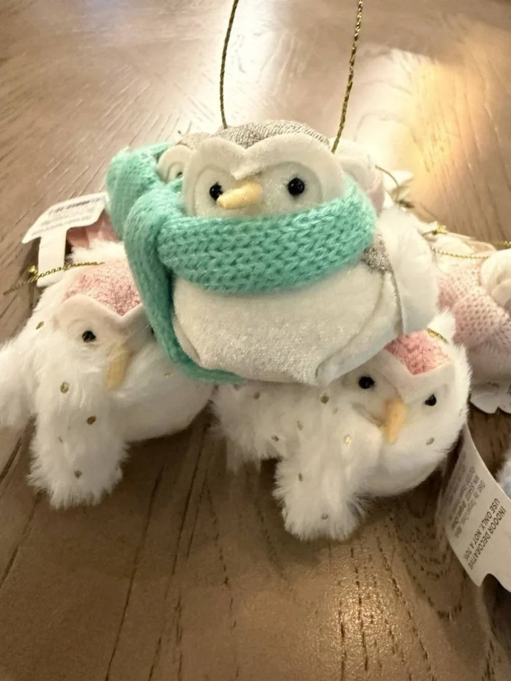 Target Wondershop Feathery Friends Felt Bird Christmas Ornaments Lot of 8 Mini